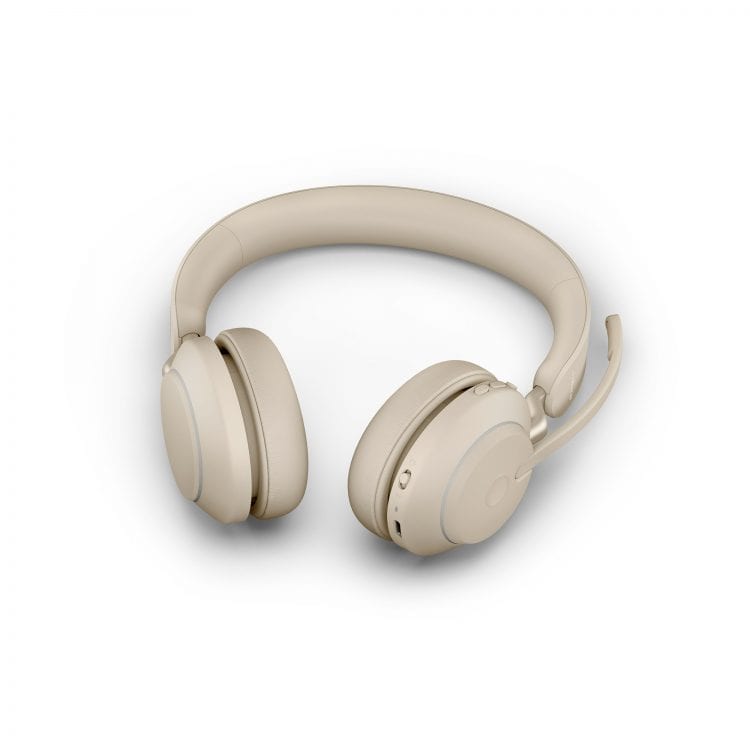 Jabra Evolve2 65 Link380a MS Stereo Beige HeadsetsIndia