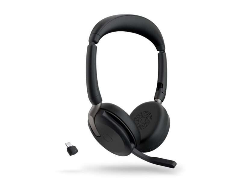 Jabra Evolve2 65 Flex Link380c MS Stereo | HeadsetsIndia